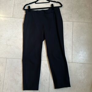 Theory Cropped Black Trousers